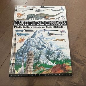 Le Livre de Toutes les Comparaisons Hardcover Book